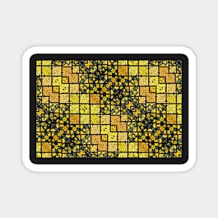 Quilted Daffodils Magnet