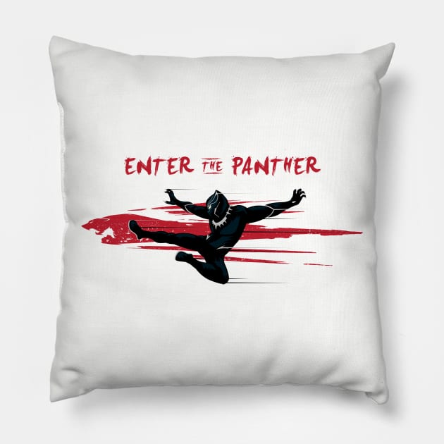 Enter the Panther Pillow by roynebres