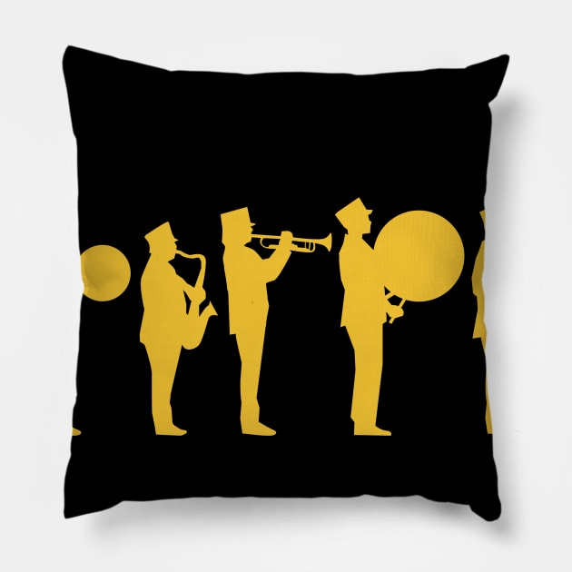 Marching band yellow Pillow by BTSKingdom