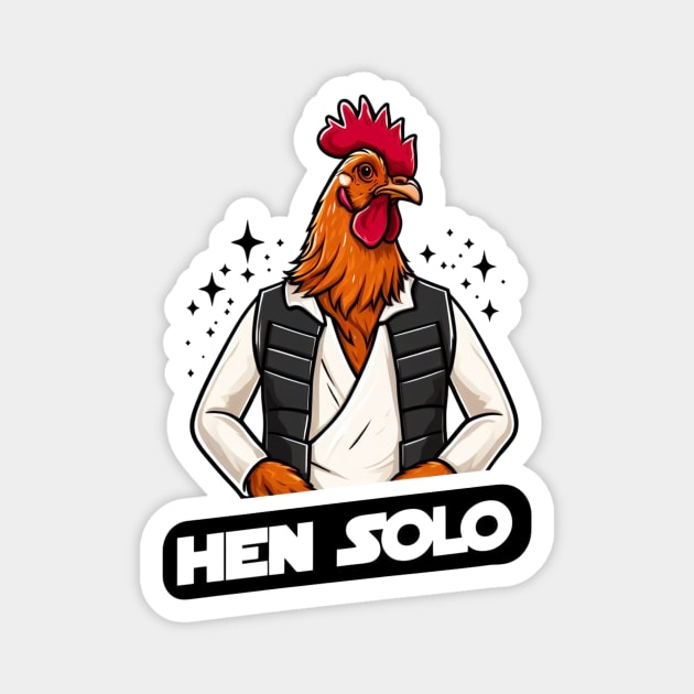 Hen Solo Magnet by Shawn's Domain