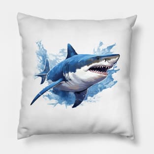 Blue Shark Pillow