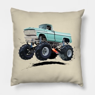 Cartoon monster truck Pillow