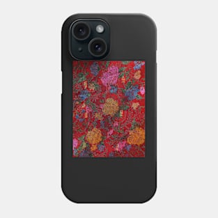 Crimson Silk Phone Case