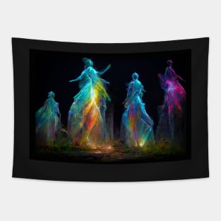 Standing stones fairies 4 Tapestry