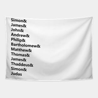 12 Names Tapestry