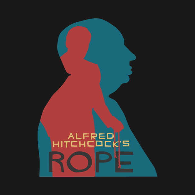 Alfred Hitchcock Rope by n23tees