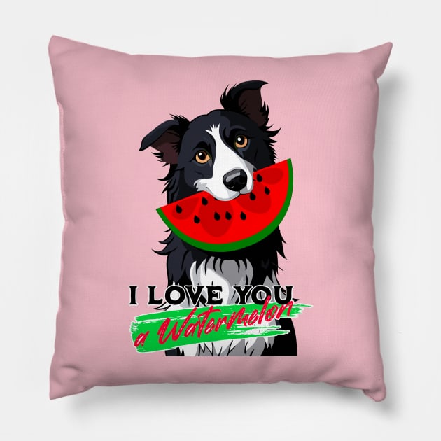 I Love You a Watermelon Pillow by Cheeky BB