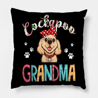 Cute Cockapoo Grandma Pillow