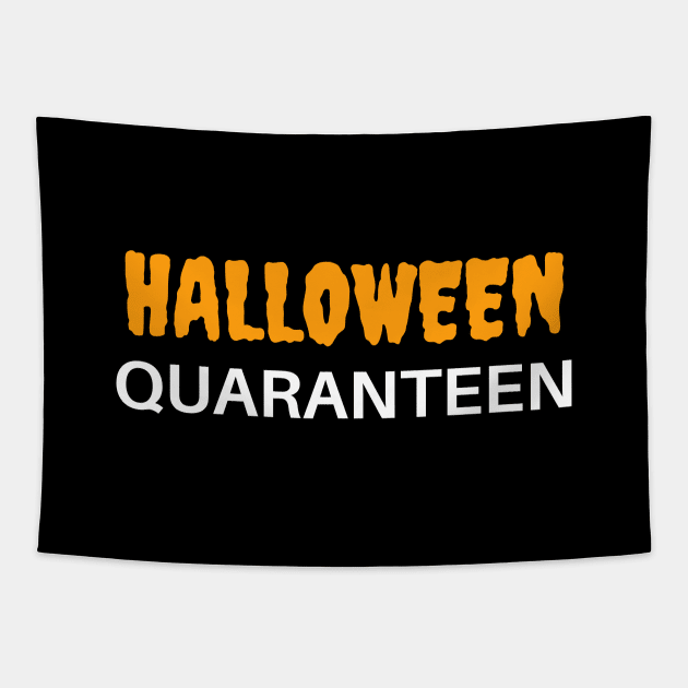 Halloween Quarantine Coronavirus Tapestry by mon-