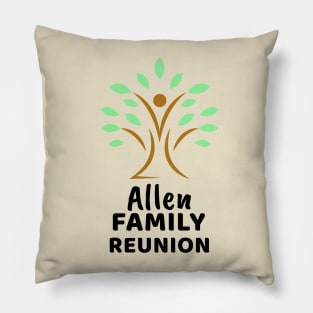 Allen Family Reunion Design Pillow