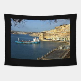 Grand Harbour, Valletta, Malta Tapestry