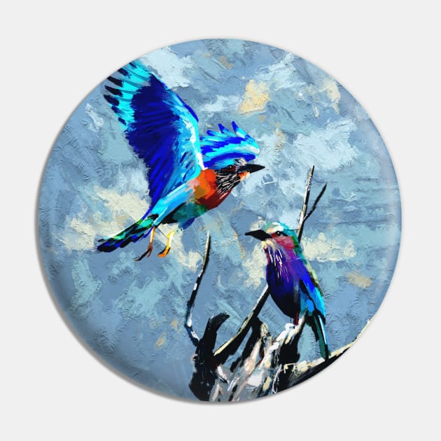 Birdy Pin by RodsArtPortal