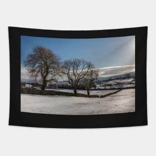 Snow Covered Yorkshire Dales Tapestry