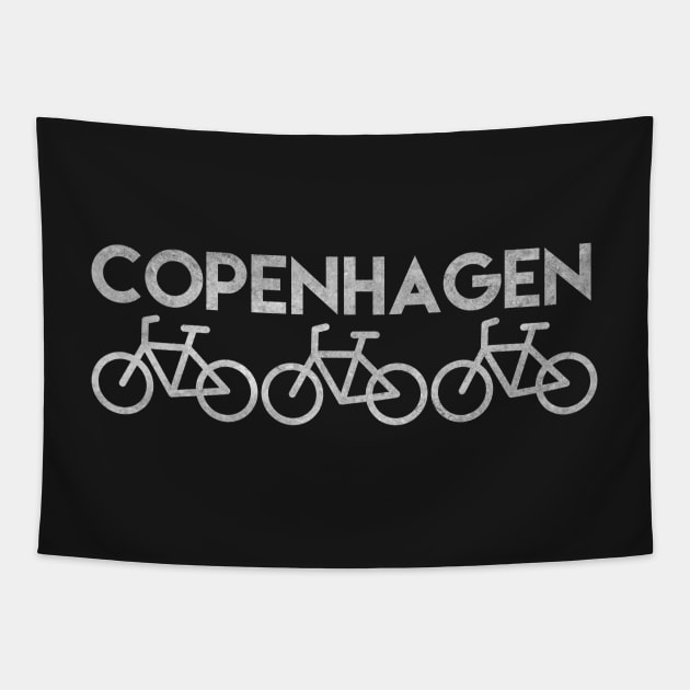 Copenhagen Bikes Tapestry by mivpiv