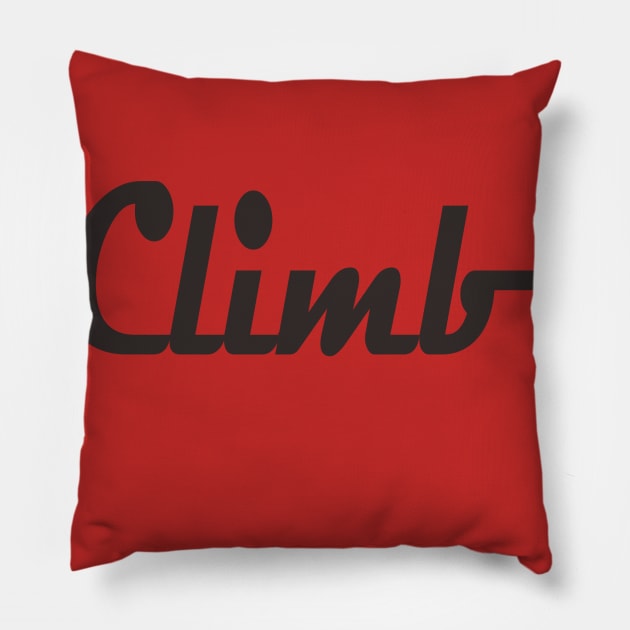 Climb Pillow by Simple26