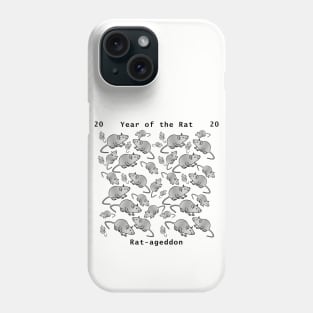 Rat-ageddon Year of the Rat 2020 Phone Case