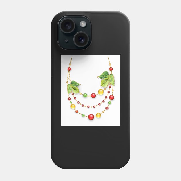 Autumn Necklace Phone Case by Blackmoon9