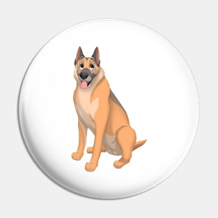 Belgian Malinois Dog Pin