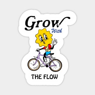 Cycling Tshirt Fun Character Magnet