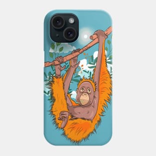 Cute orangutan Phone Case