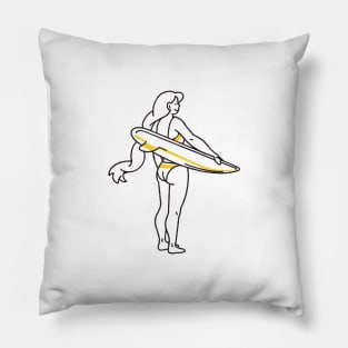 Surfer Girl Pillow