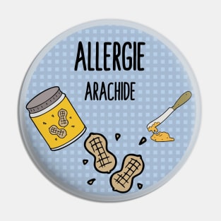 Allergie arachide Pin