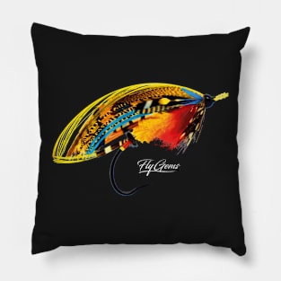 Flies for salmon fishing, true works of artFlies for salmon fishing, true works of art Pillow