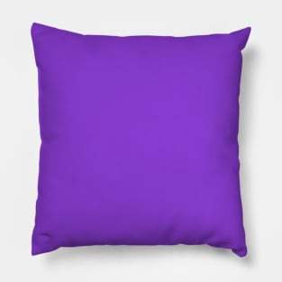 Vibrant Purple Plain Solid Color Pillow