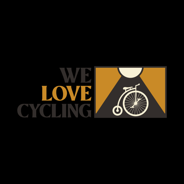 We love biking by Baldodesign LLC.