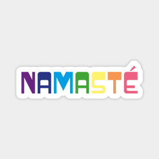 Yoga Pride Rainbow Shirt // Namaste Magnet