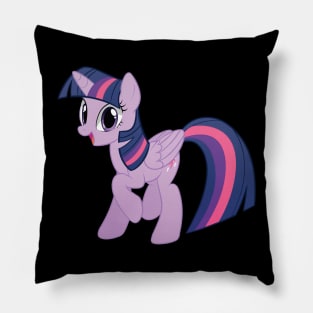 Magical Purple Book Horse Pillow