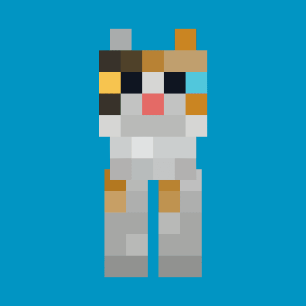 Minecraft Calico Cat by hannahjgb