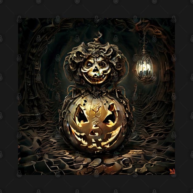 halloween pumpkin by godzilla