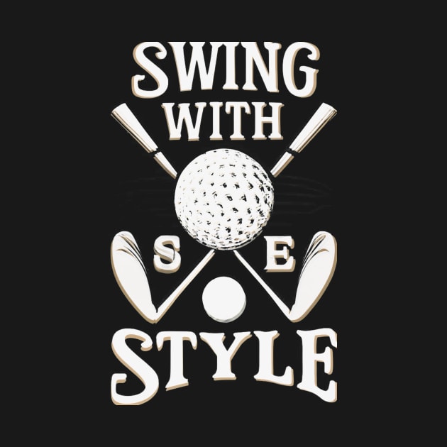 Swing With Style Golf Tee by pavelrmata