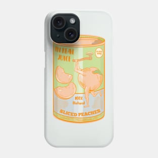 Retro can of peaches Phone Case