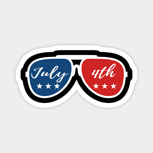 United States July 4th Magnet by Saldi