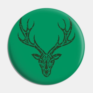 Cracked Stag Pin