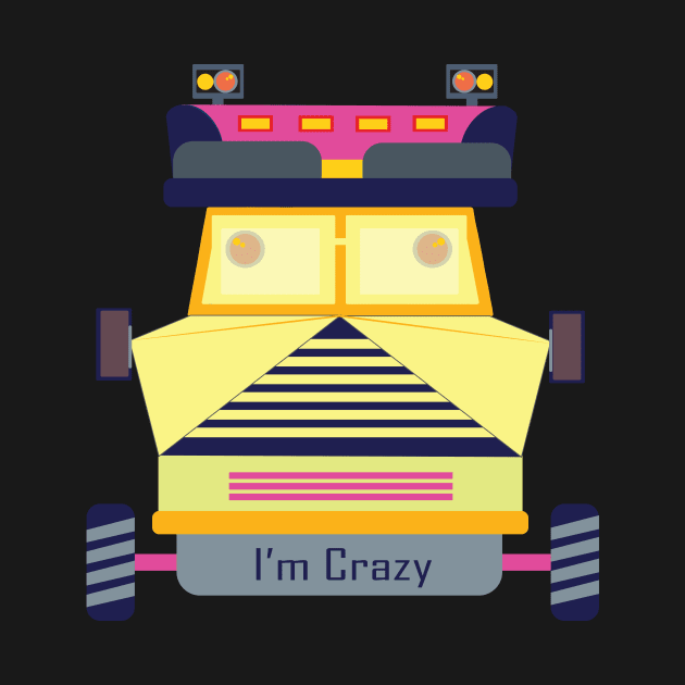 Crazy Truck Driver T shirt by Russell Jayedi