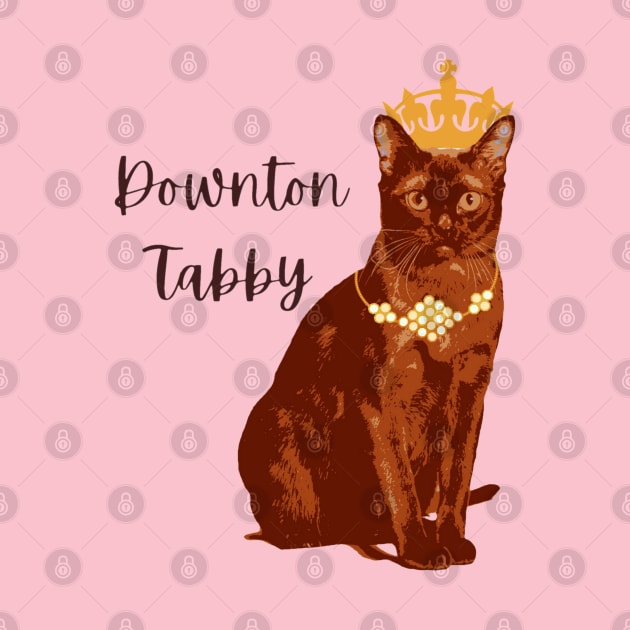 Downton Abbey Spoof Tabby Funny Cat Burmese Design by Regency Romp