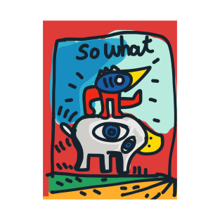 So What Graffiti Art Duck T-Shirt