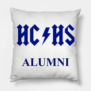 HCHS Alumni (Blue Letters) Pillow