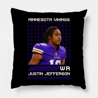 JUSTIN JEFFERSON - WR - MINNESOTA VIKINGS Pillow