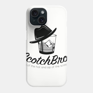 Tip of the Hat and Sip of the Scotch Phone Case