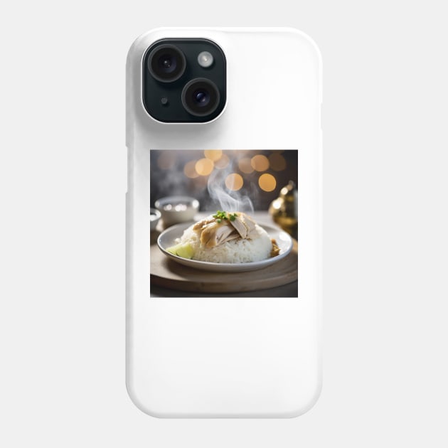 Singapore Food - Hainanese Chicken Rice Phone Case by ArtShare