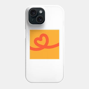 Heart on line Phone Case