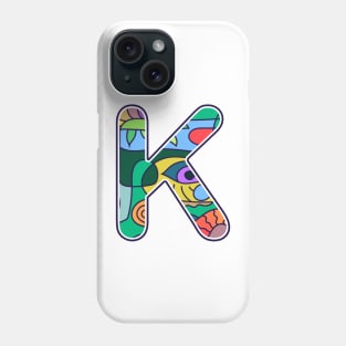 Alphabet K Phone Case