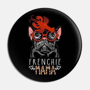 Cute Frenchie Mom Pin