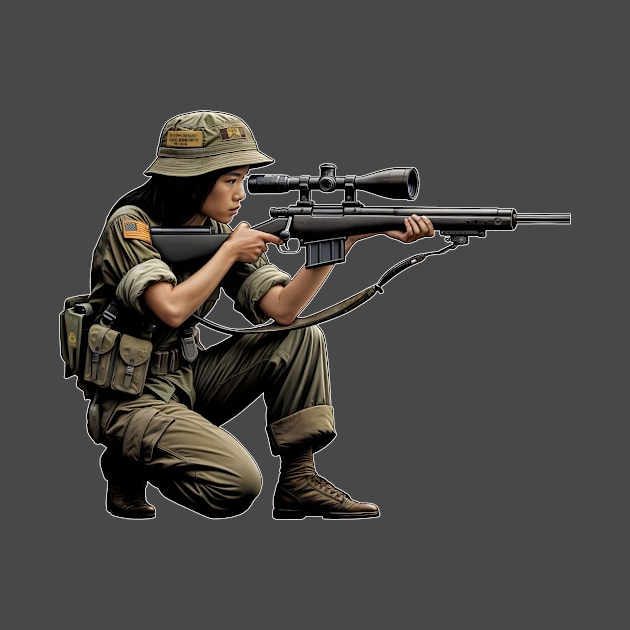 Sniper Girl by Rawlifegraphic