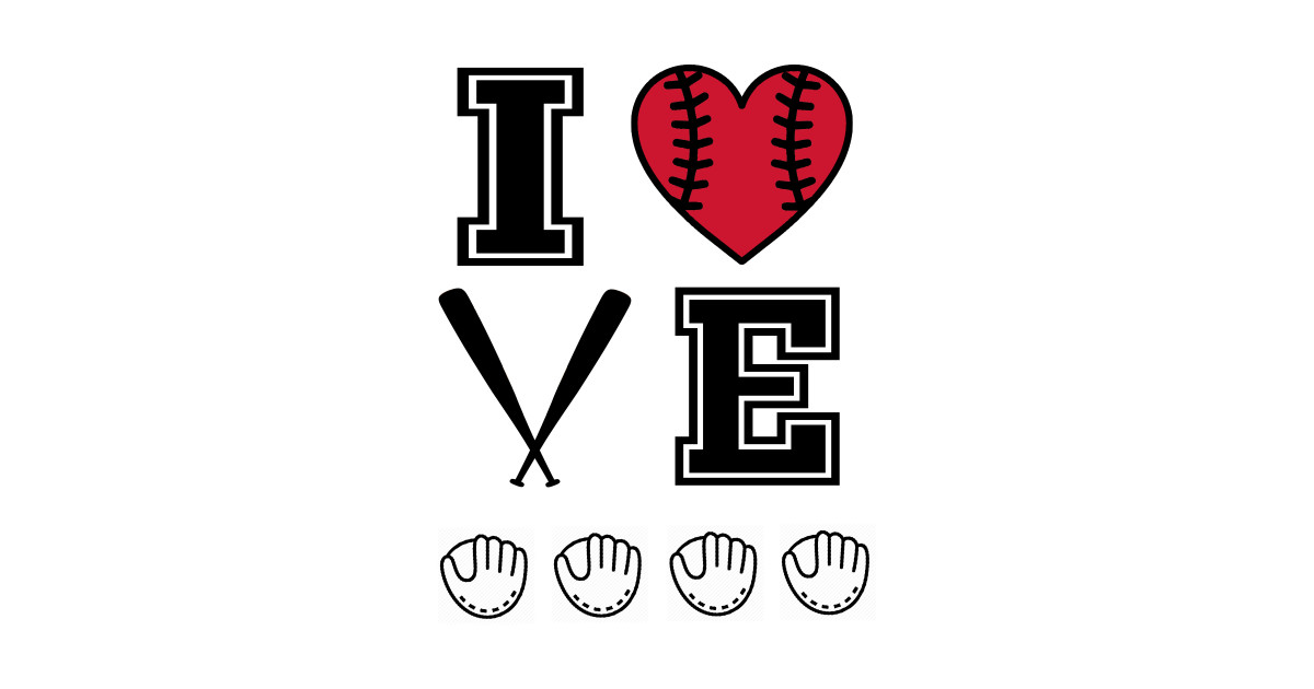 i love baseball I Love Baseball Long Sleeve TShirt TeePublic