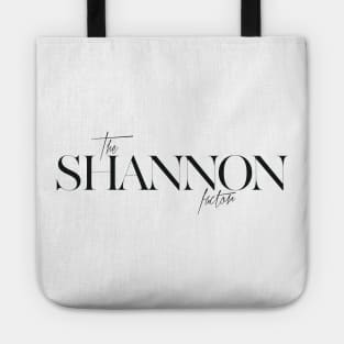 The Shannon Factor Tote